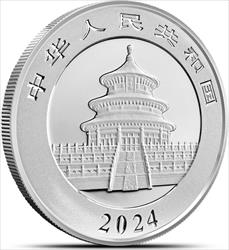 2024 10 Yuan 30gr. Chinese Silver Panda, BU 
