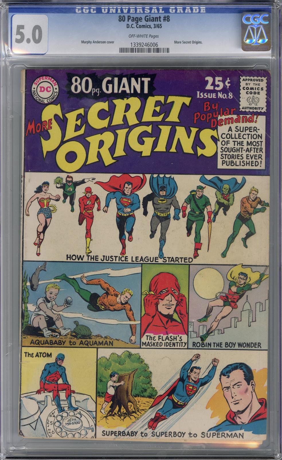 80  Page Giant #8 CGC 5.0 5.0