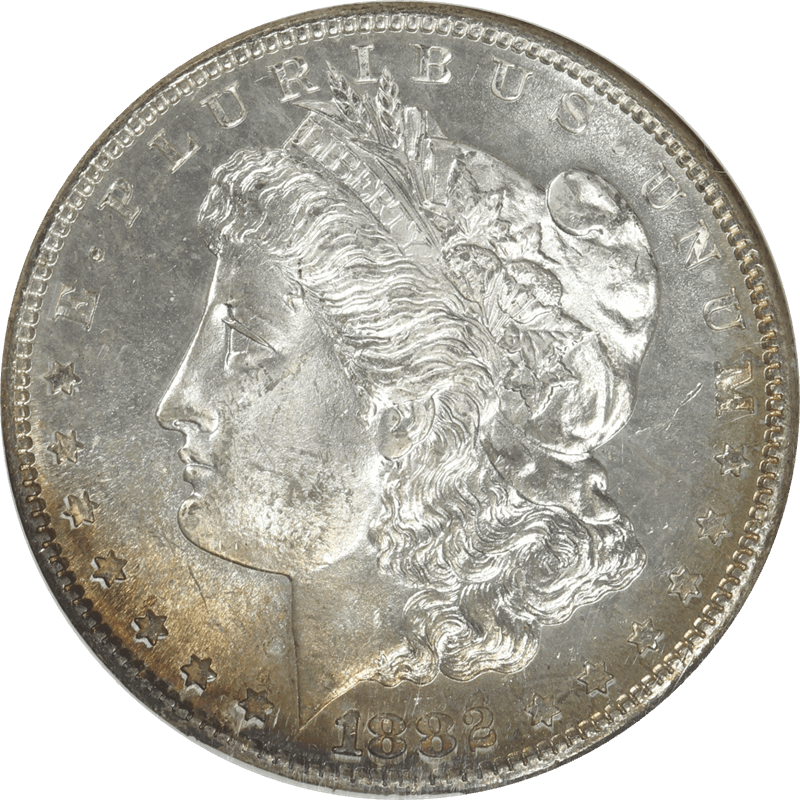 1882-S Morgan Silver Dollar $1, NGC MS 66 