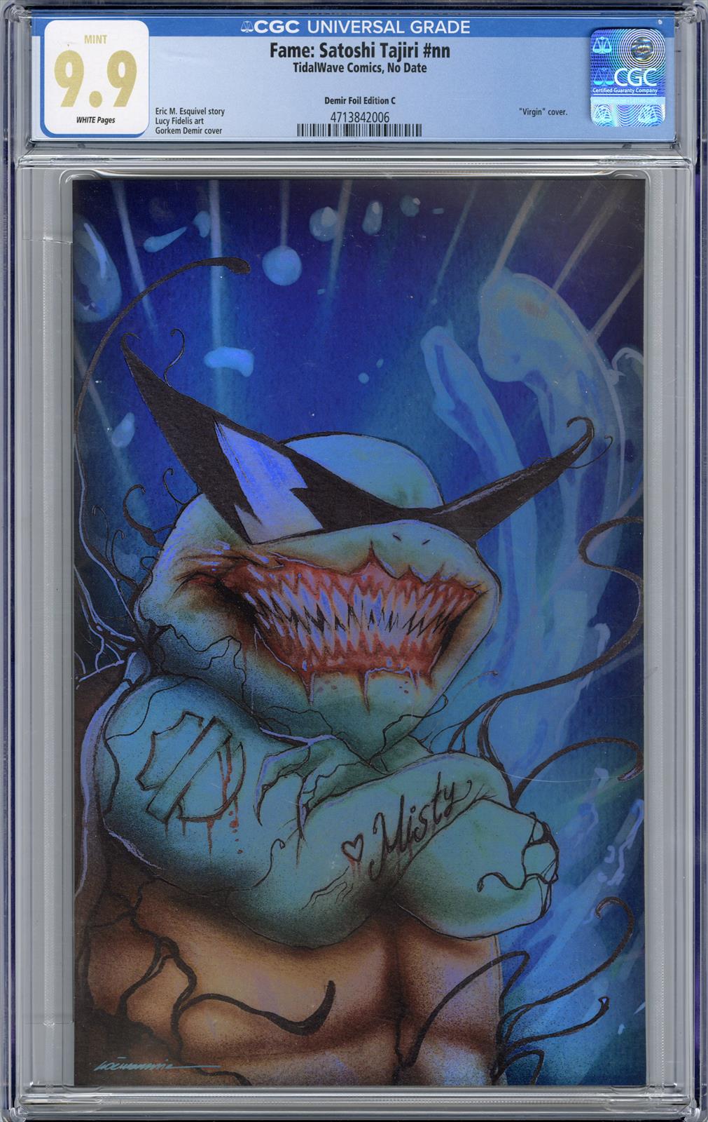 Fame: Satoshi Tajiri #nn CGC 9.9 (Tidalwave) 