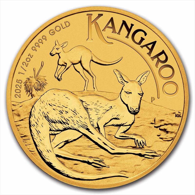 2025 $50 1/2oz. Australian Gold Kangaroo, BU 