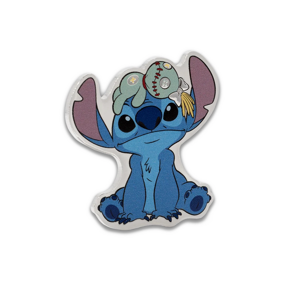 2025 Niue Disney Stitch and Scrump Ohana 1oz Silver Coin 
