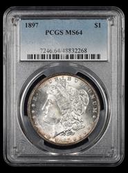 1897 $1 PCGS MS64 MS64