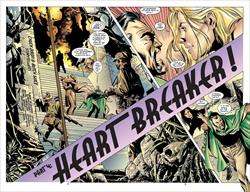Birds of Prey #34 Page 2 & 3 Artist:  Jackson Guice (Penciller) ,  Jackson Guice (Inker) Media Type: Pen and Ink Art Type: Double Page Splash 
