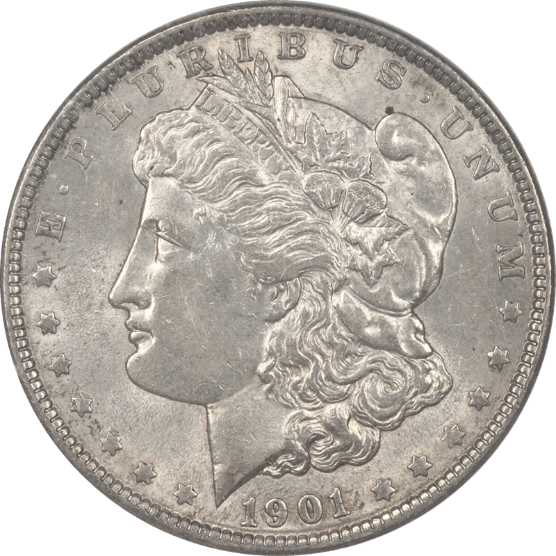1901 Morgan Silver Dollar ICG AU58 Rare in High Grade