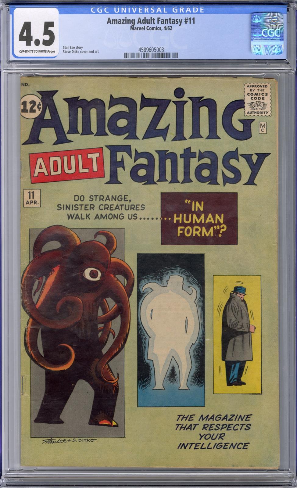 Amazing Adult Fantasy #11 CGC 4.5 4.5