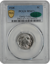 1928 Buffalo PCGS CAC MS 67+