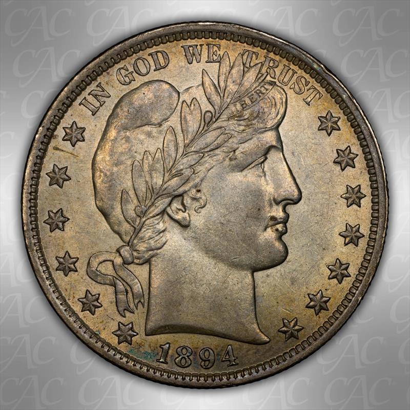 1894 50c CACG AU-55