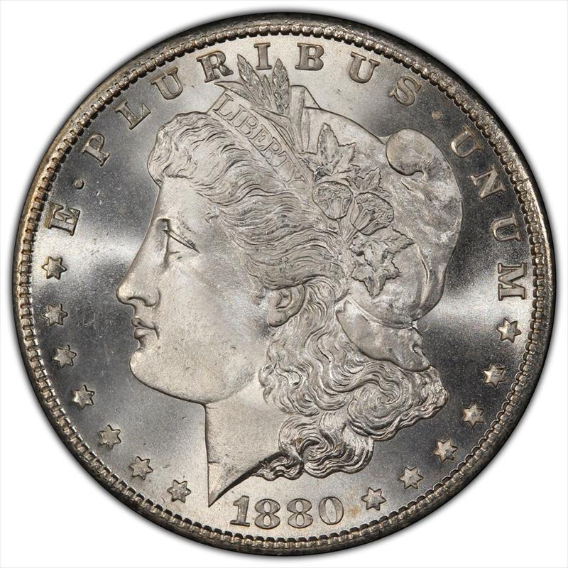 1880-S $1 PCGS MS 68 CAC