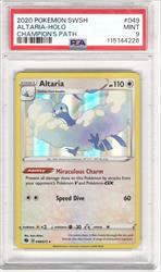 2020 Pokemon SWSH Champions Path Altaria Holo #049 PSA MINT 9 