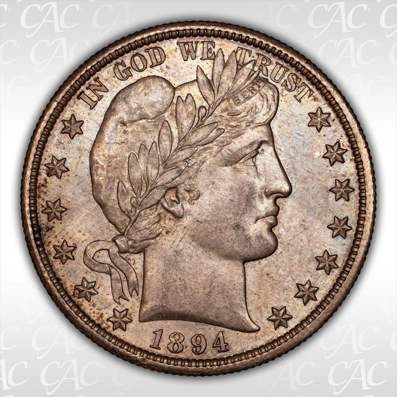 1894-S 50C CACG MS 65
