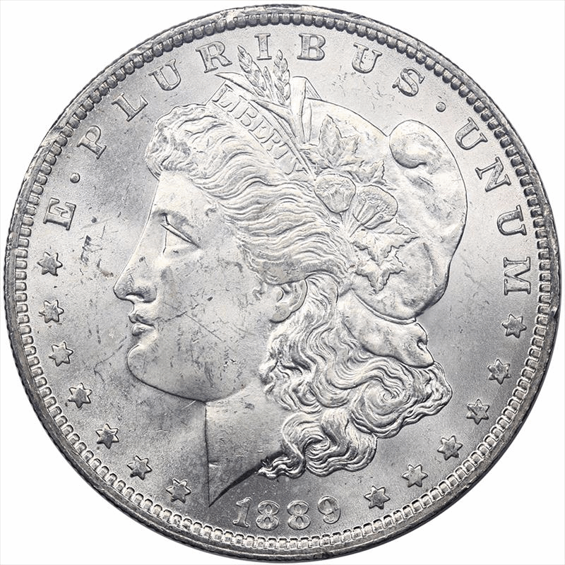1889-O Morgan Silver Dollar $1  Choice Uncirculated, Semi-Key Date