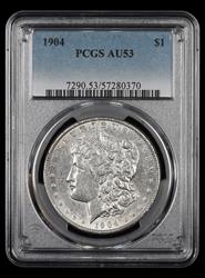 1904 $1 PCGS  AU53