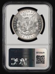 1891 O $1 NGC AU55 AU55