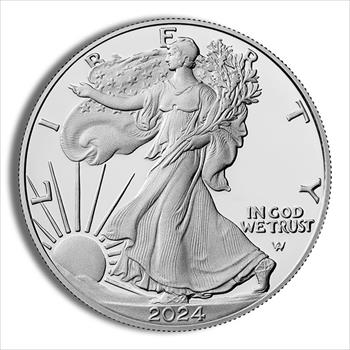 2024 Silver American Eagle - BU image 1