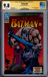 Batman #498 CGC Signature Series 9.8 (D.C., 1993) Signed by Kelley Jones 