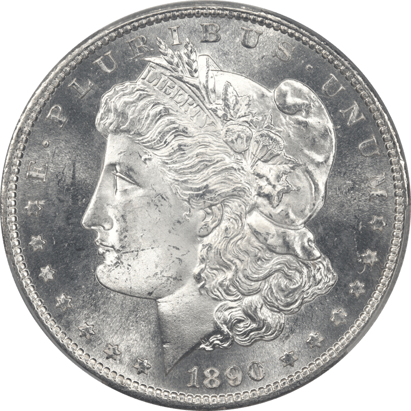 1890-S Morgan Silver Dollar $1 PCGS MS64 CAC - Nice Lustrous Coin