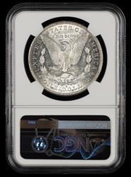 1884 S $1 NGC AU-58