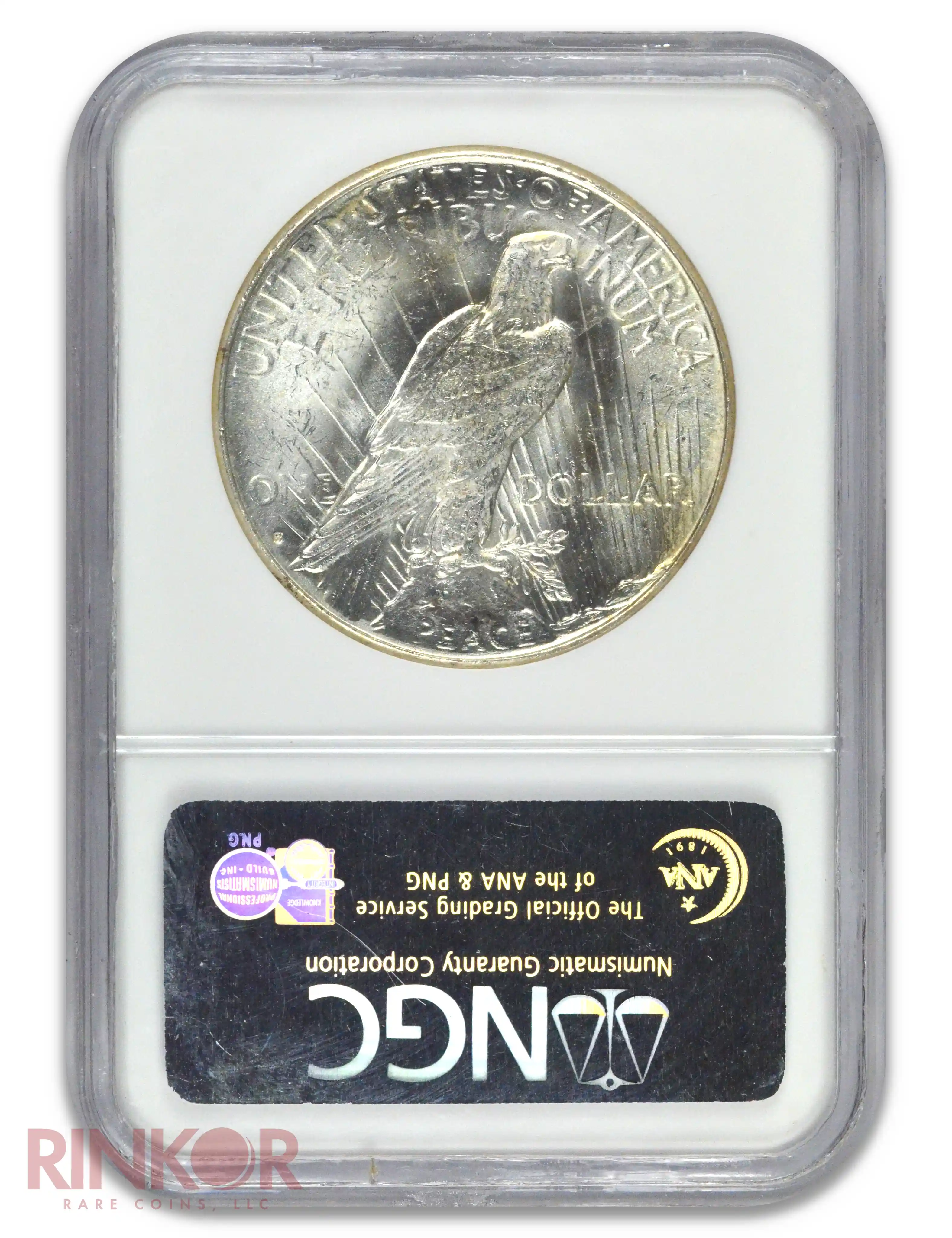 1927-S $1 Peace Dollar NGC MS 63