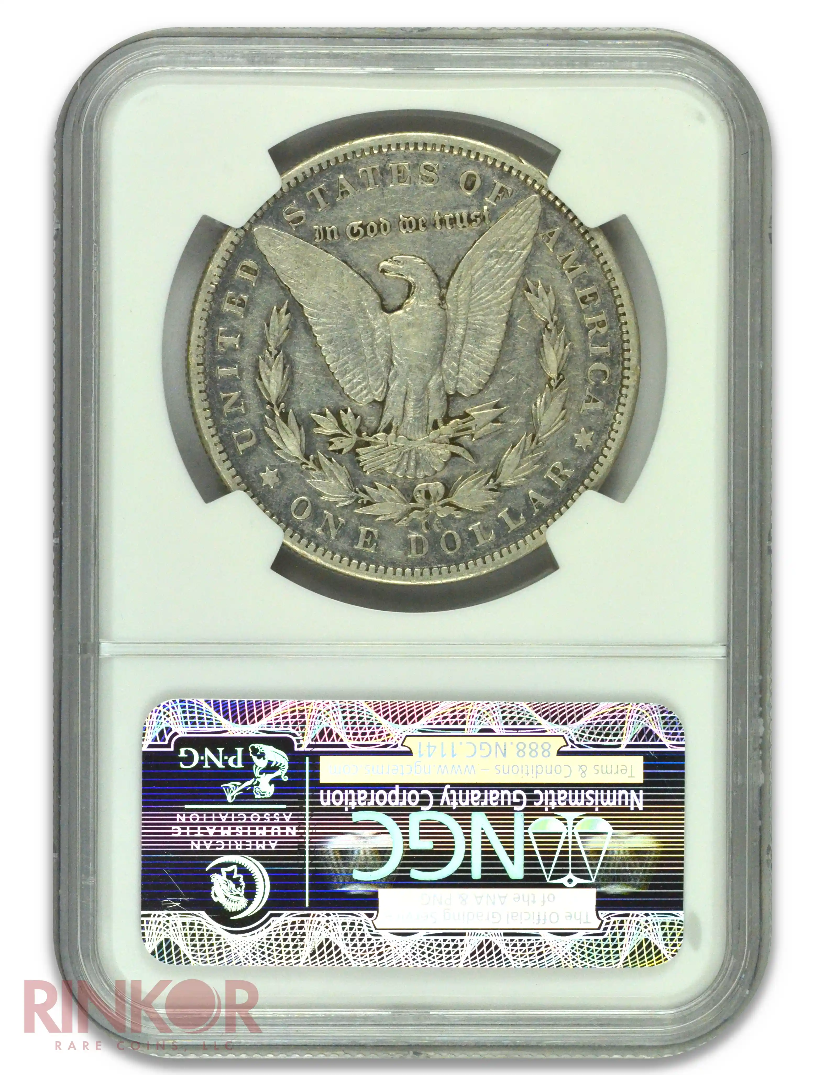 1893-CC $1 Morgan Dollar NGC VF-30