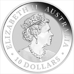 2023 $10 10 oz Australian Silver Kookaburra BU 