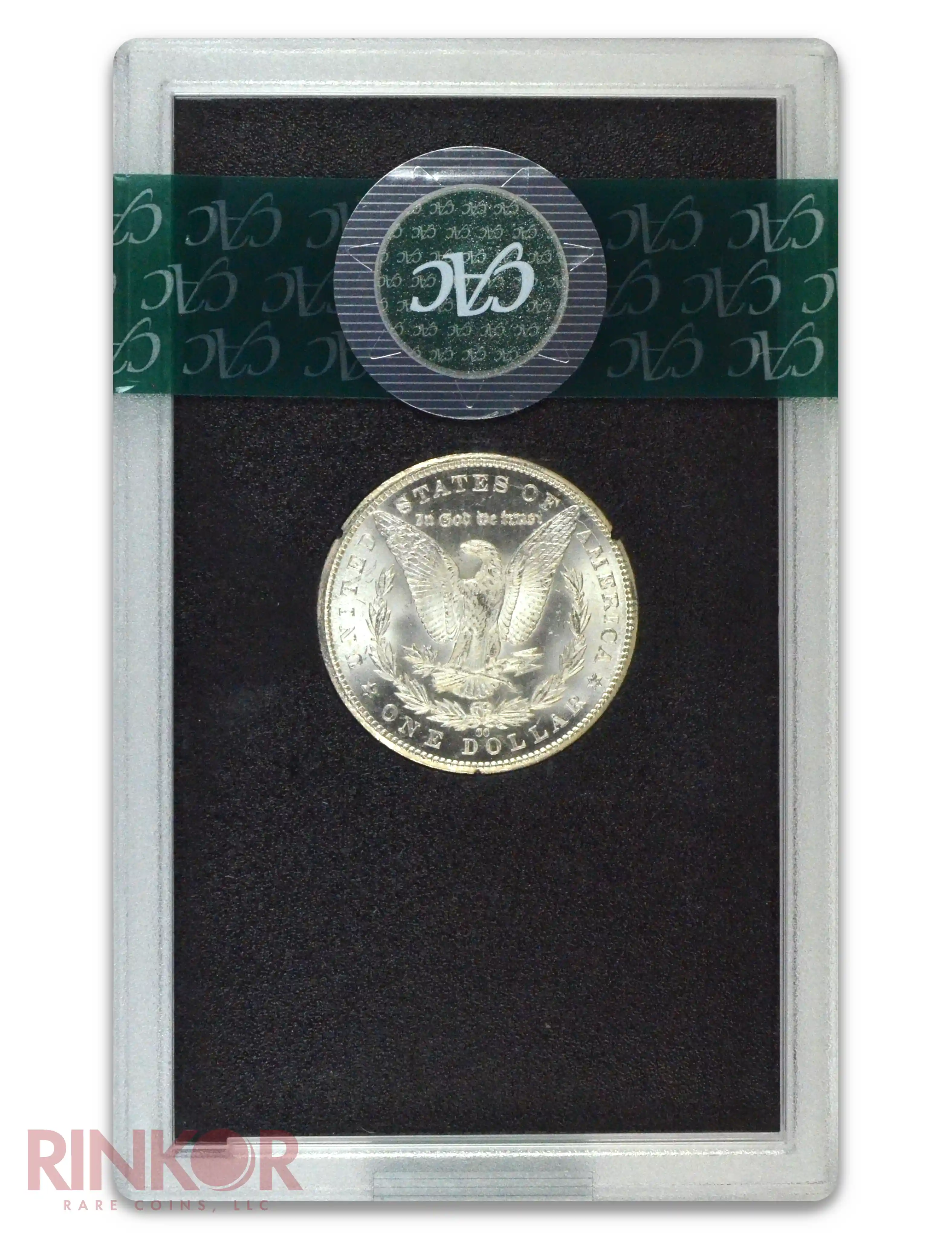 1885-CC $1 GSA Treasure Morgan Dollar CACG MS 63