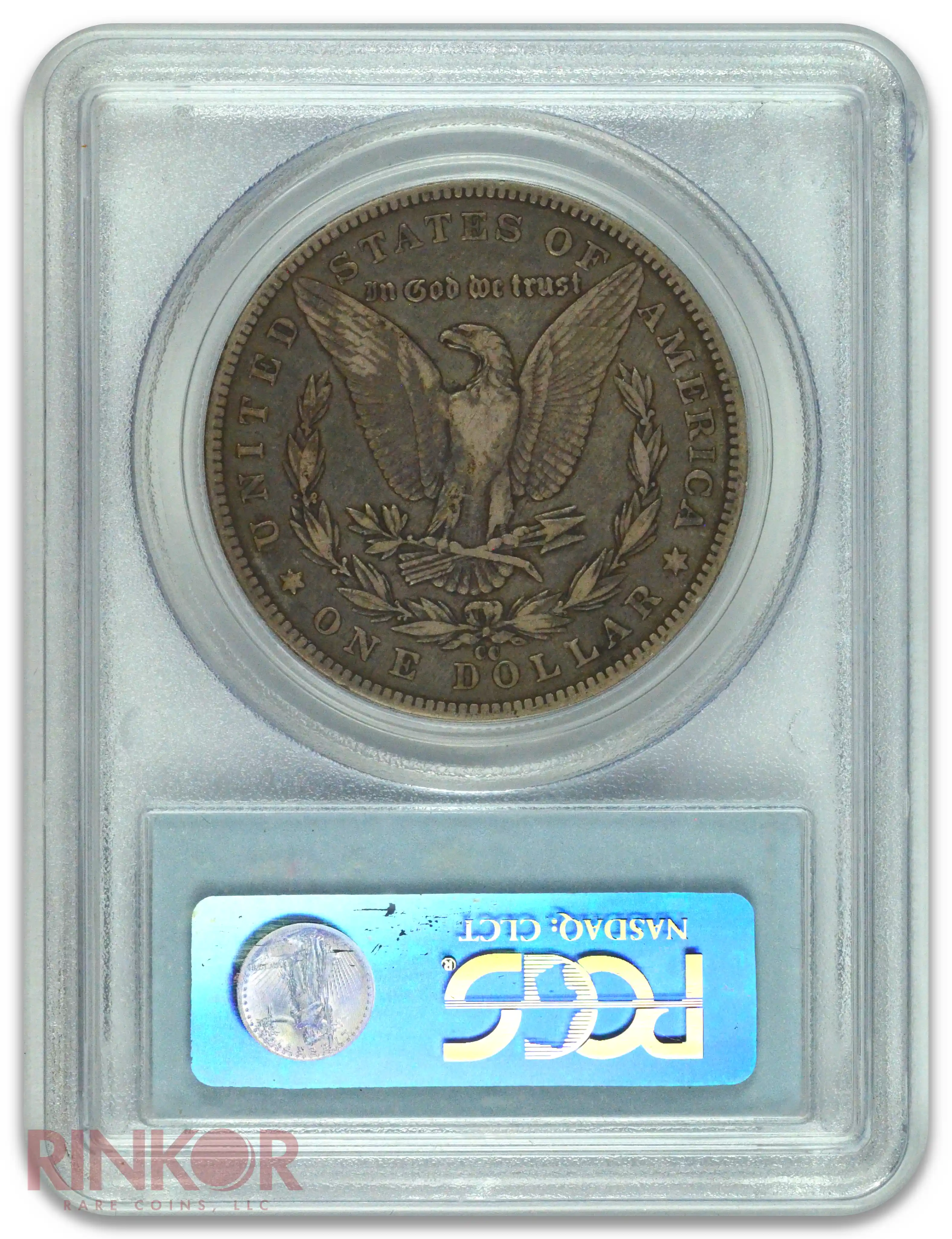 1889-CC $1 Morgan Dollar PCGS Reverse
