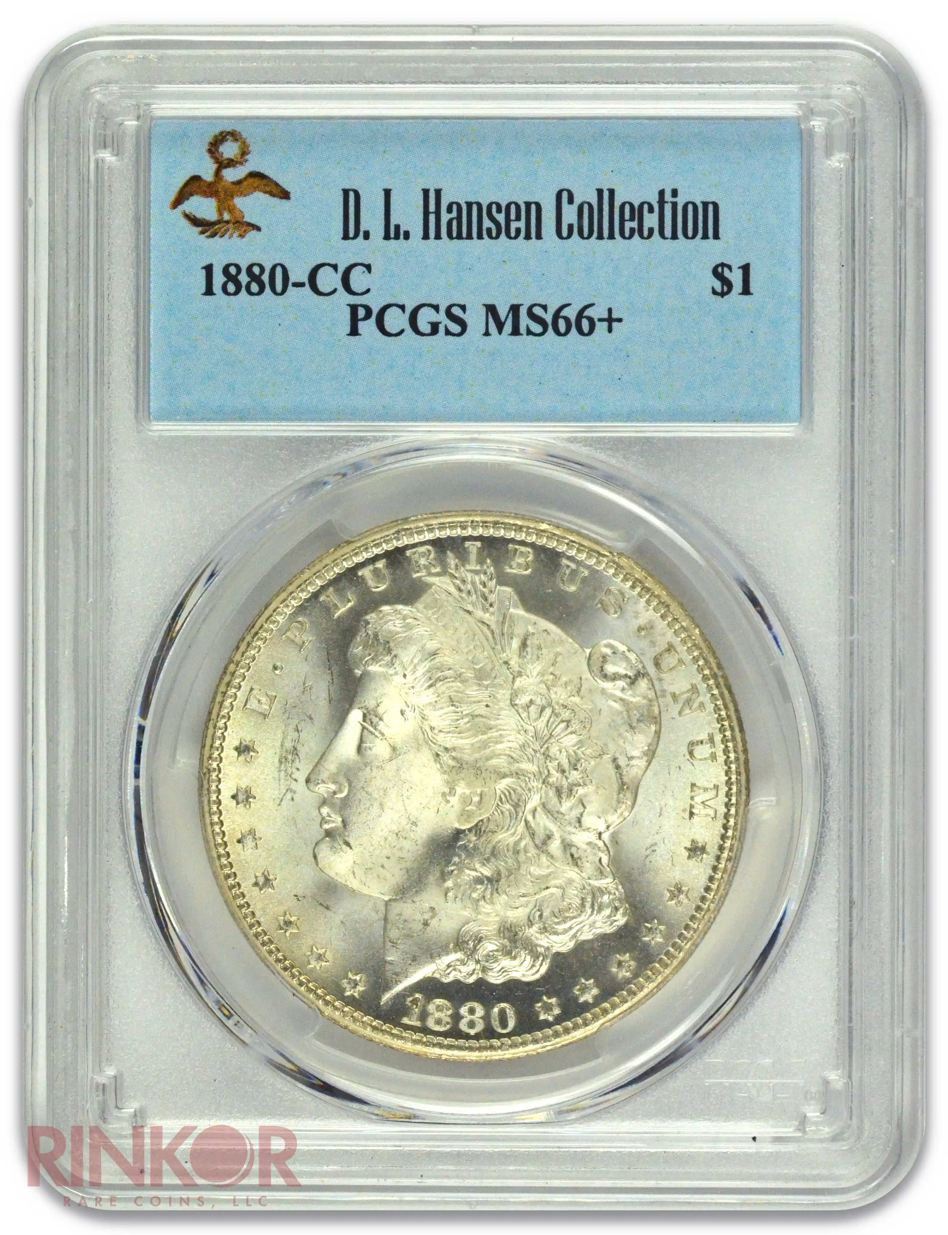 1880-CC $1 Morgan Dollar PCGS MS 66+