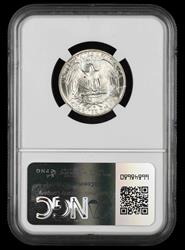 1964 D Washington Quarter NGC MS64 Type C Reverse FS-901 Bill Fivaz Signature Label MS64