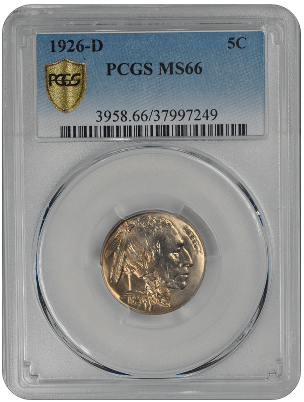 1926-D Buffalo PCGS MS 66