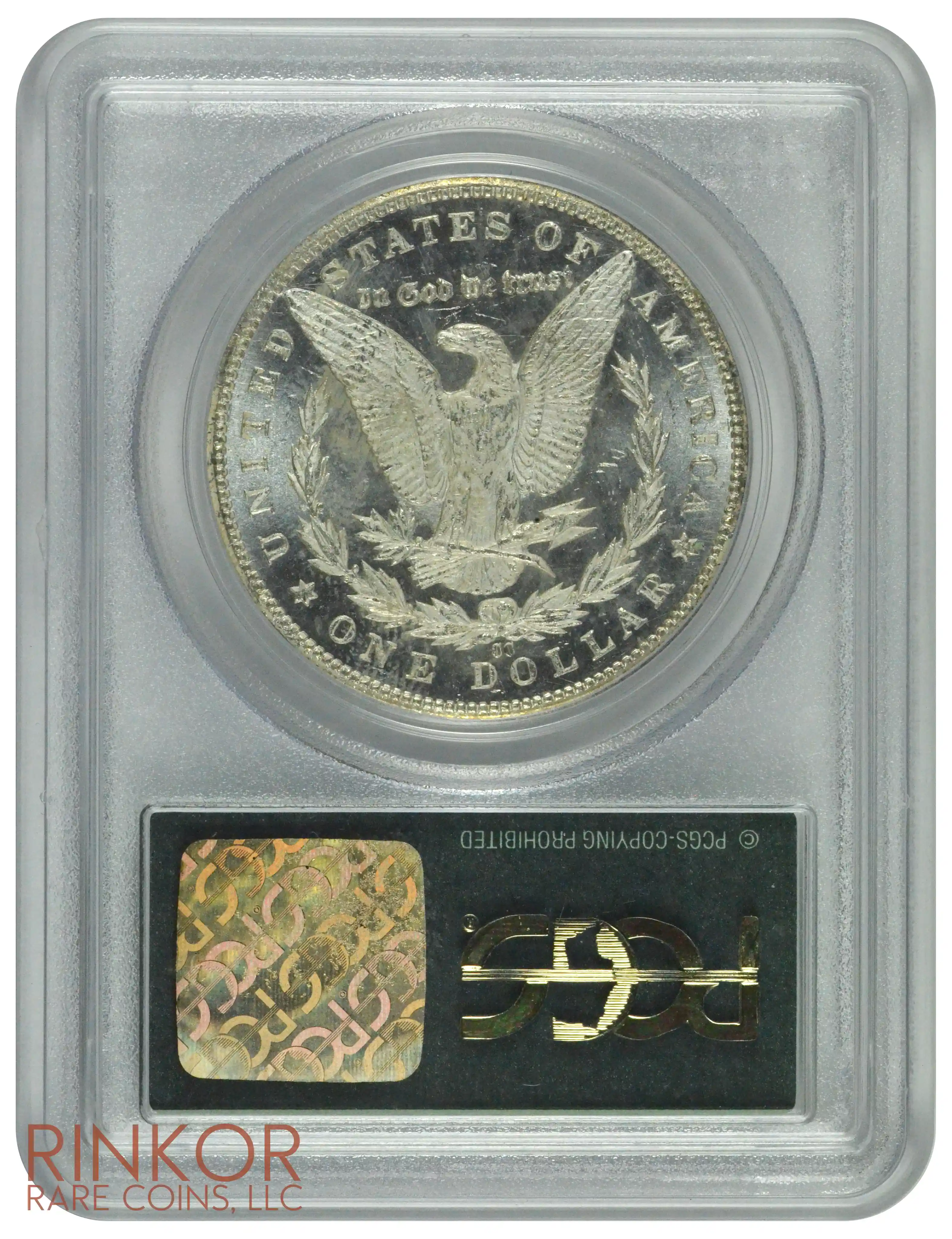 1885-CC $1 PCGS MS 62 DMPL CAC