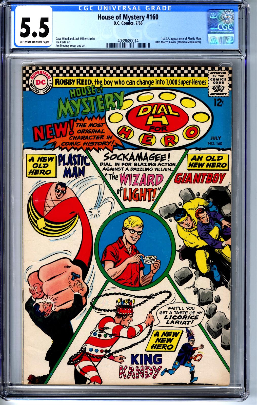 House of Mystery #160 CGC 5.5 5.5