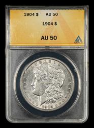 1904 $1 ANACS AU50