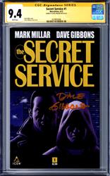 Secret Service #1 Marvel/Icon 6/12 Signed by Dave Gibbons CGC Signature Series 9.4