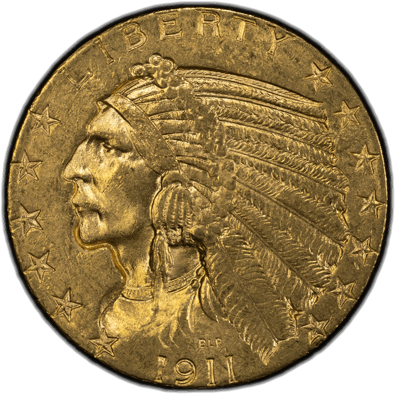 1911 $5 PCGS MS 63 CAC