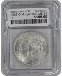 1902-O Morgan ICG MS 64