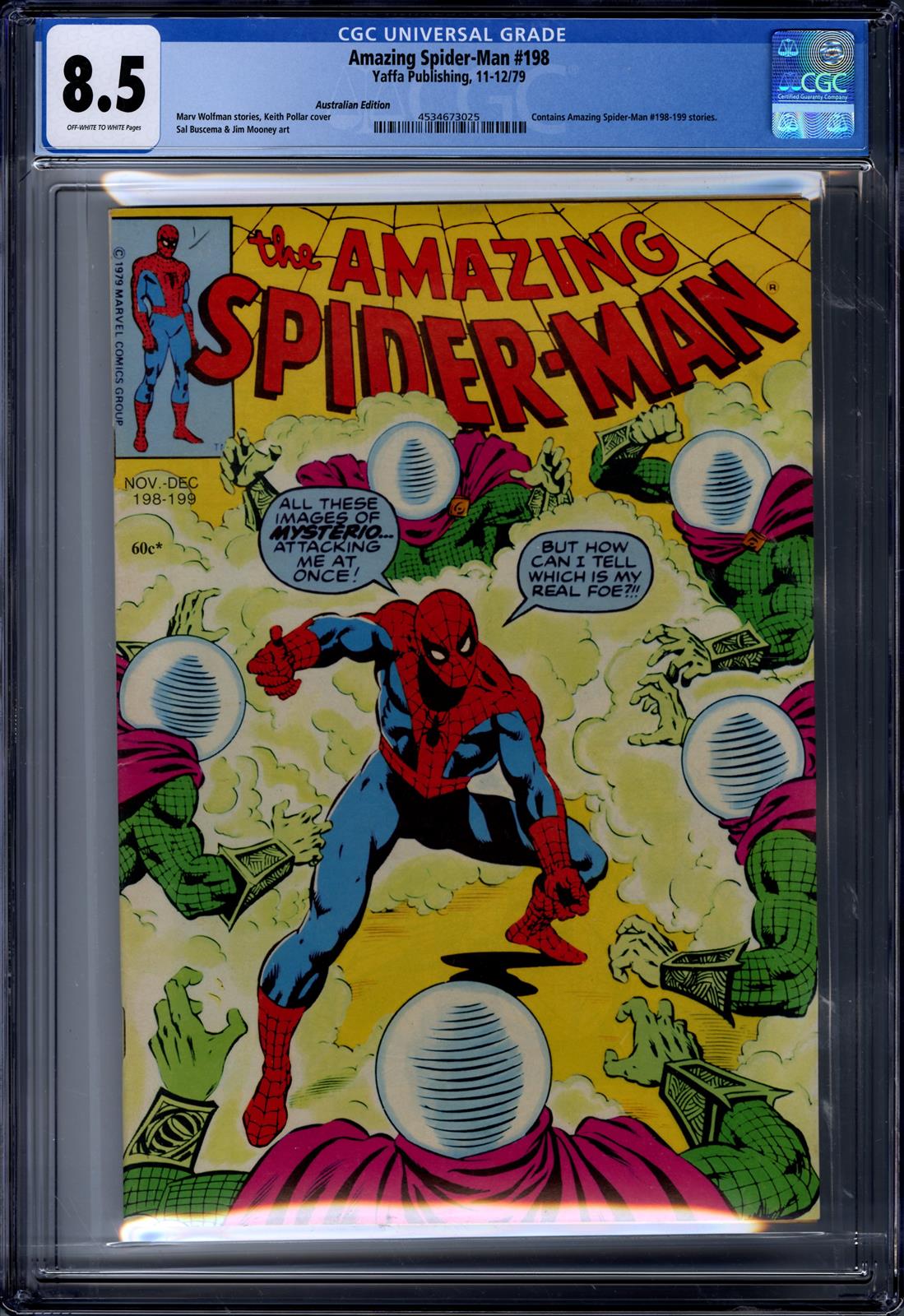 Amazing Spider-Man #198 CGC 8.5 (Yaffa Pulishing, 1979) 