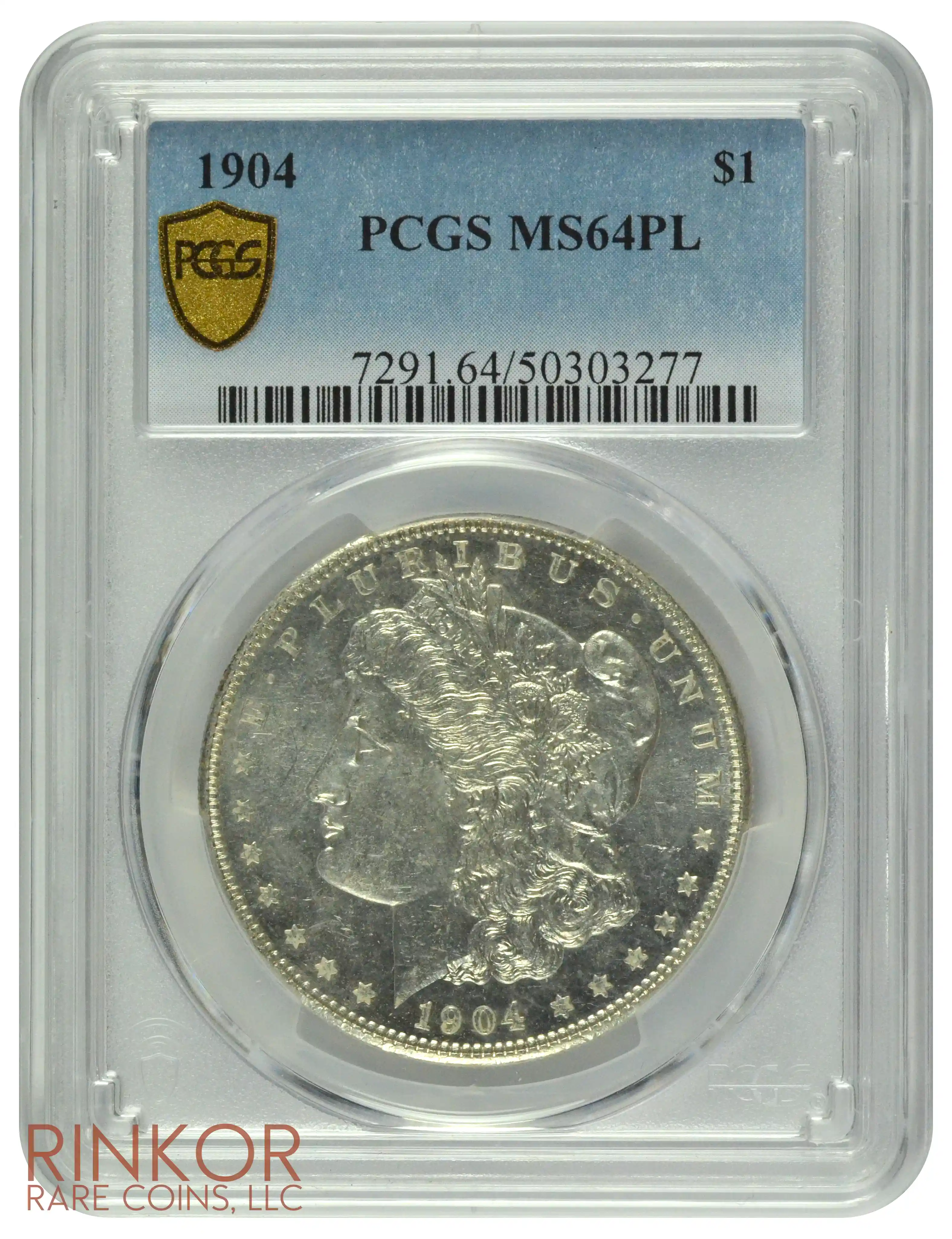 1904 $1 PCGS MS 64 PL