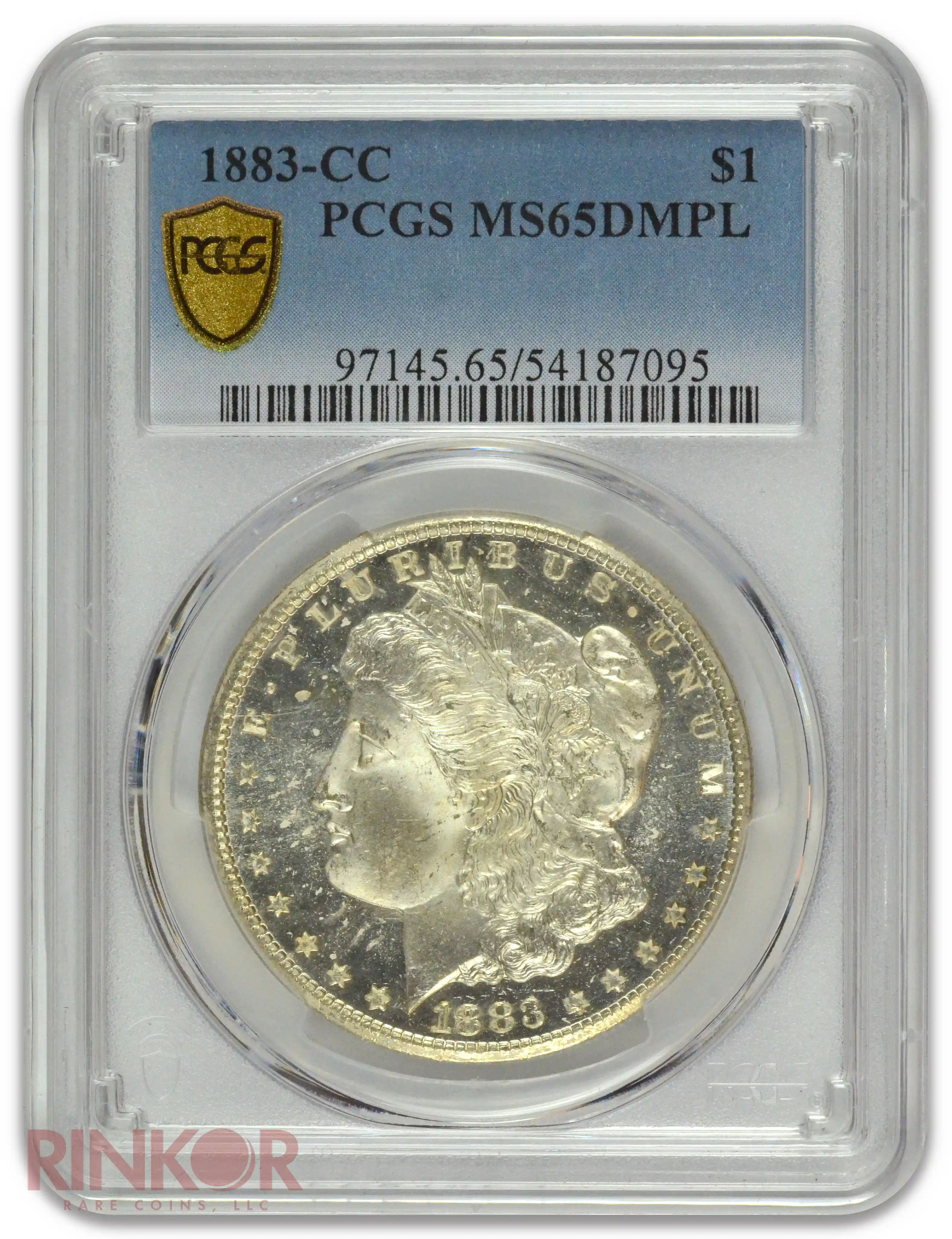 1883-CC $1 Morgan Dollar PCGS MS 65 DMPL