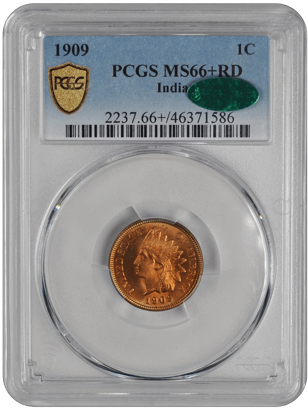 1909  Indian Head PCGS CAC RD 66+
