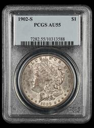 1902-S $1 PCGS AU-55
