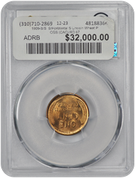 1909-S/S  S/Horizontal S Lincoln PCGS (CAC) RD 67