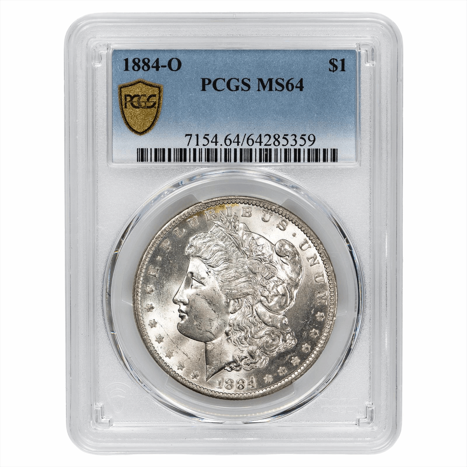 1884-O Morgan Silver Dollar $1 PCGS MS 64