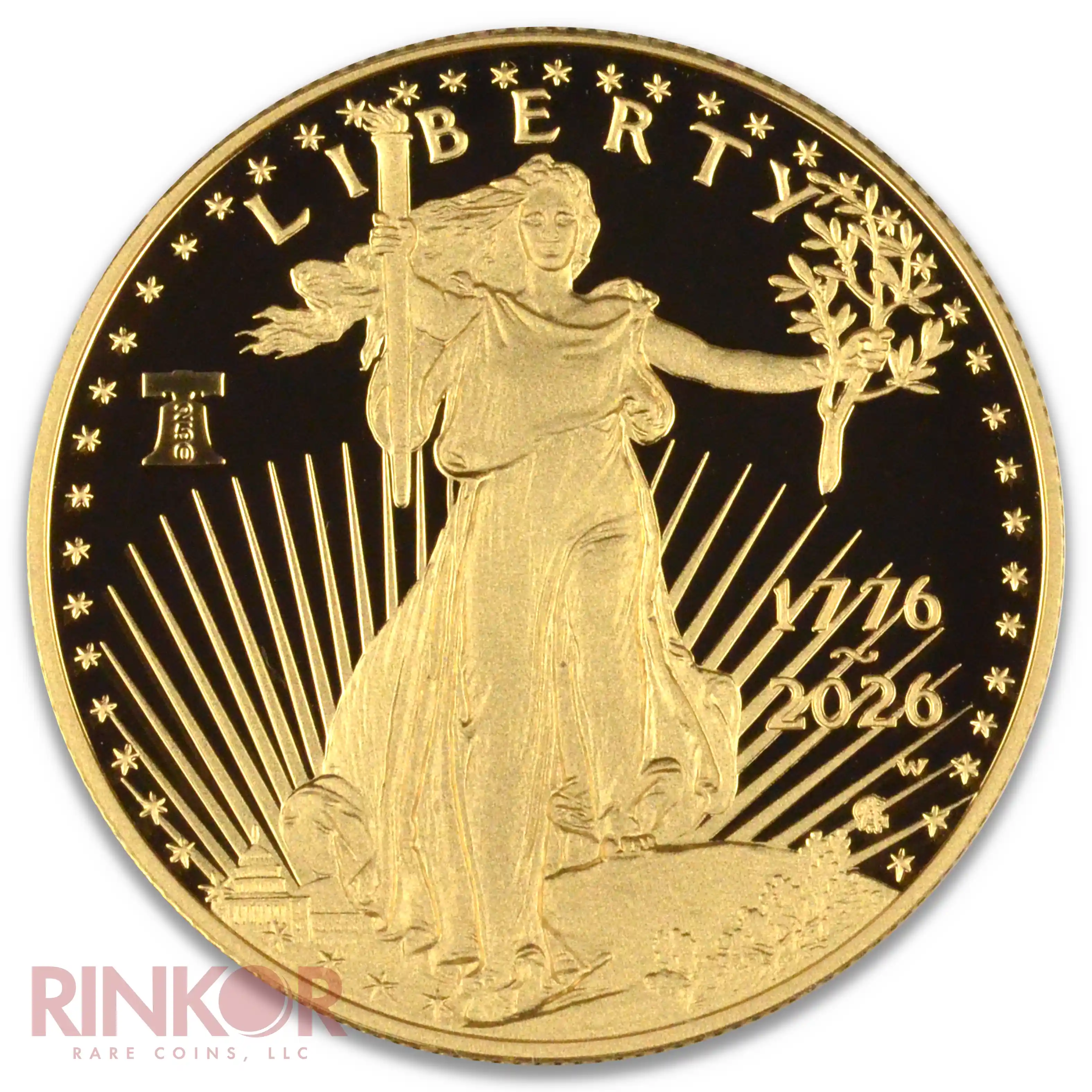 2026-W 1oz American Gold Eagle Dual Date Proof (Box and CoA)