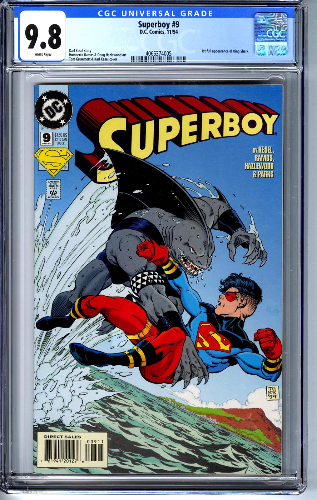 Superboy #9 CGC 9.8 9.8