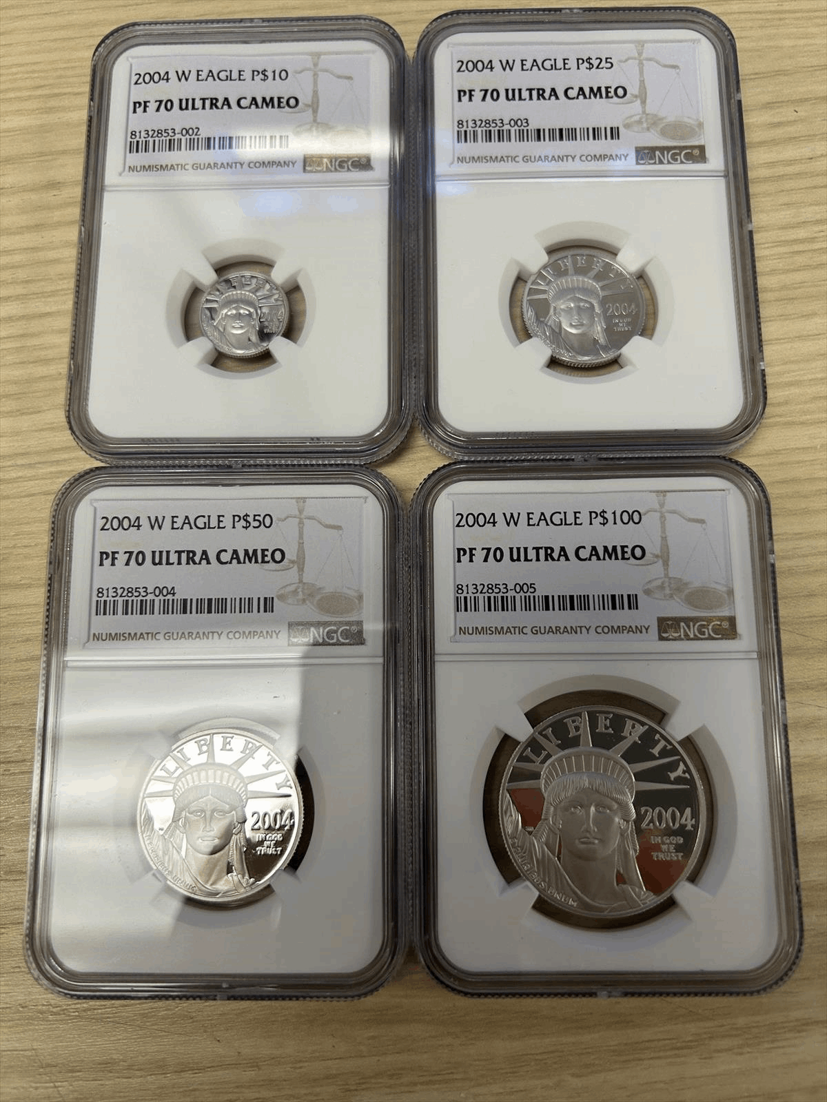 2004-4-coin-proof-platinum-eagle-set-ngc-pf-70