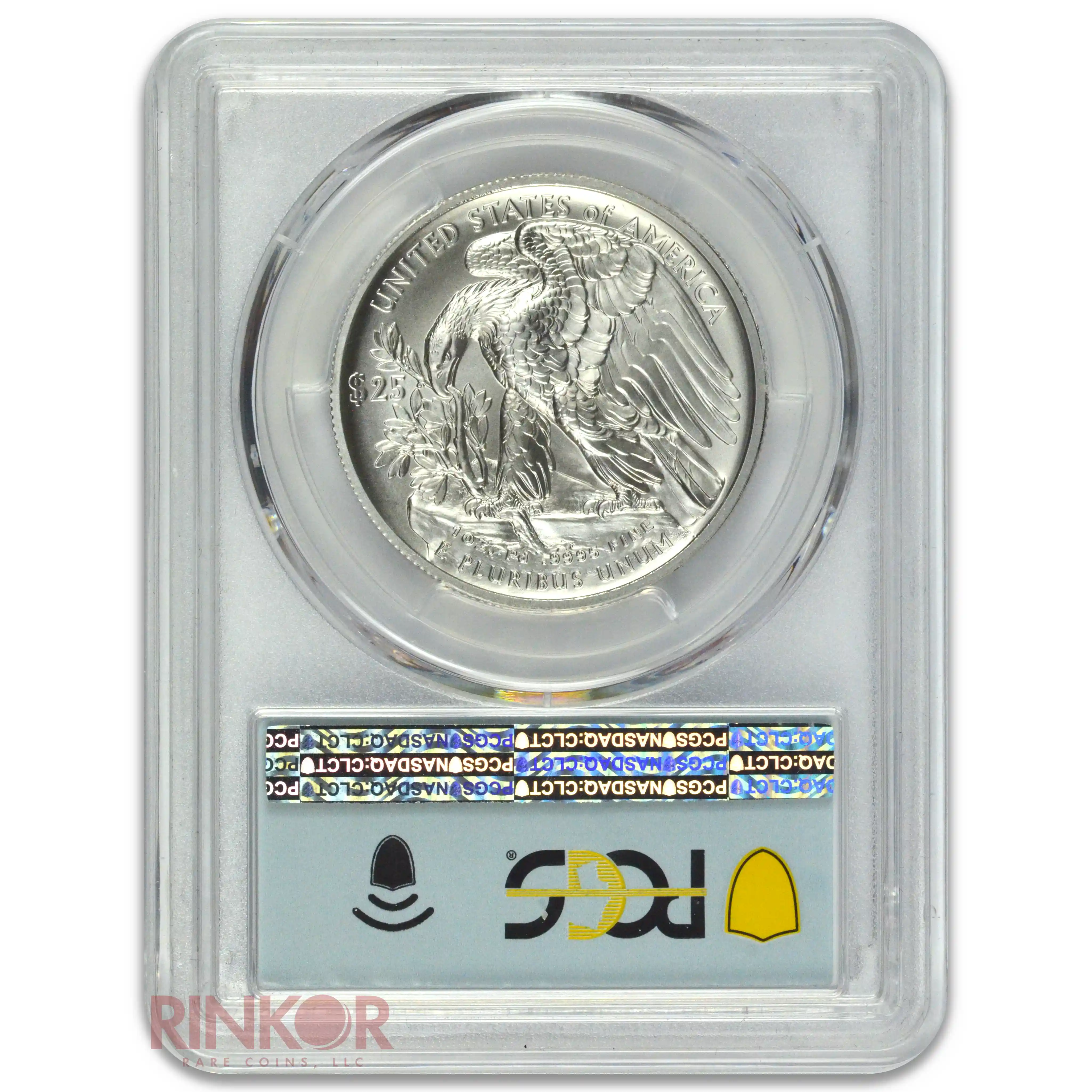 2020-W High Relief 1oz American Palladium Eagle First Day of Issue PCGS SP 70