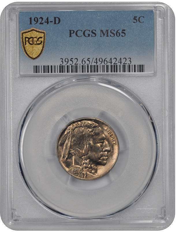 1924-D Buffalo PCGS MS 65 