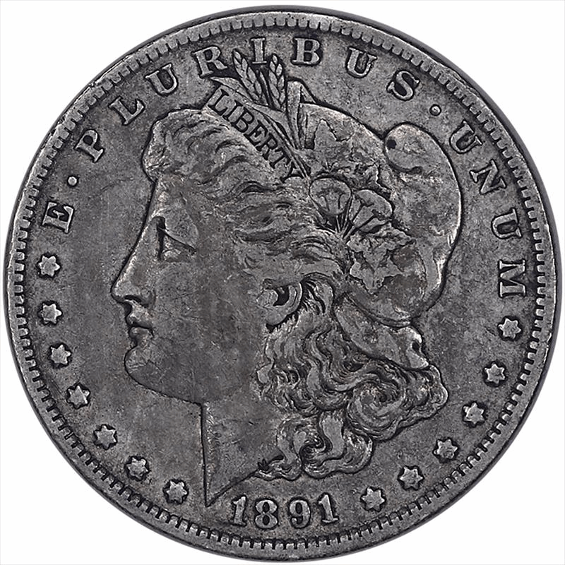 1891-O Morgan Silver Dollar VF