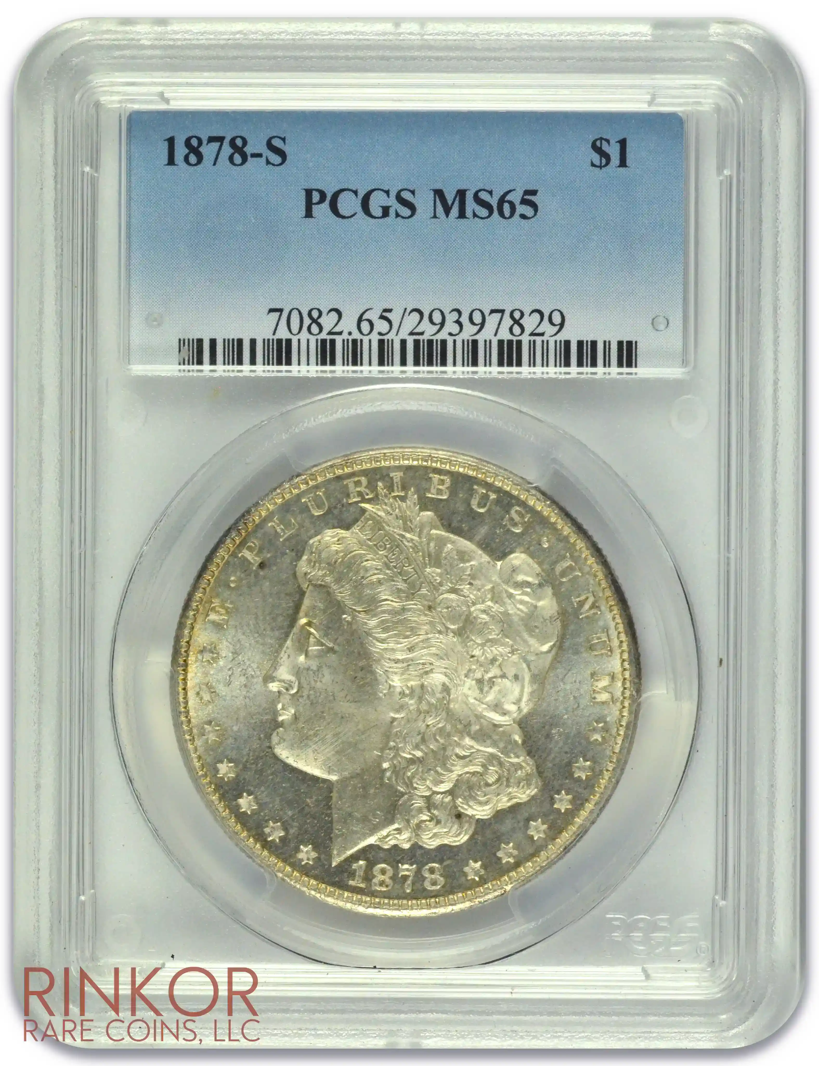 1878-S $1 PCGS MS 65